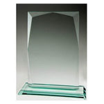 Jade Glass Block - with Engraved Crest or Custom Engraving