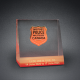 Departure Memento - MP Badge in Lucite
