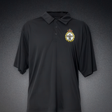 Polo performant pour homme – avec écusson brodé de la Branche de la Police militaire