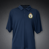 Polo performant pour homme – avec écusson brodé de la Branche de la Police militaire