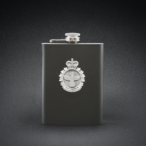 Black Stainless Steel Pocket Canteen