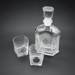 Decanter Set with Rocks Glasses and Presentation Box