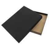 Black/Gold Lazerburst Plaque Presentation Box - 8 x 10