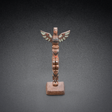 Wood Totem Pole - Thunderbird - 2 sizes available