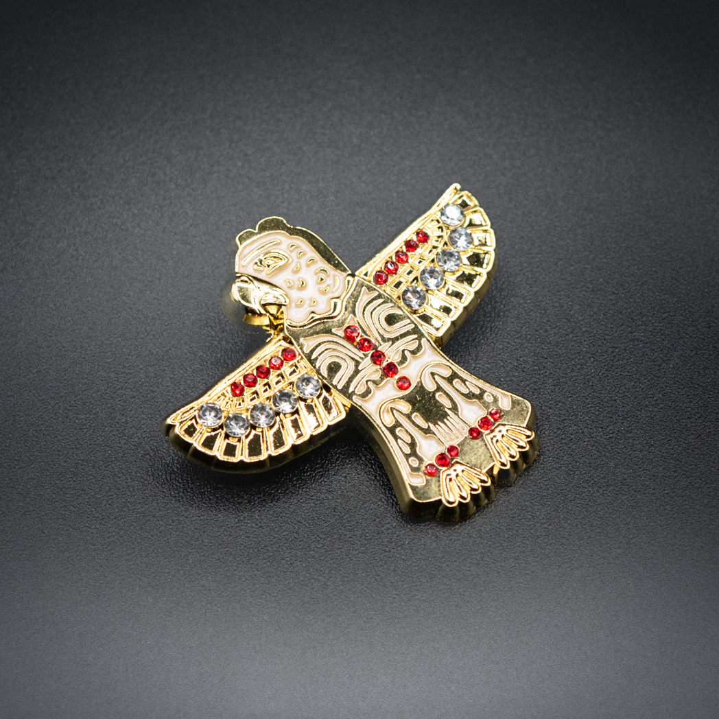 Thunderbird Brooch - Rhinestones Embellished MP Thunderbird