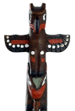 Wood Totem Pole - Thunderbird - 2 sizes available