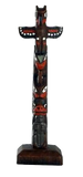 Wood Totem Pole - Thunderbird - 2 sizes available