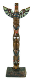 Wood Totem Pole - Thunderbird - 2 sizes available
