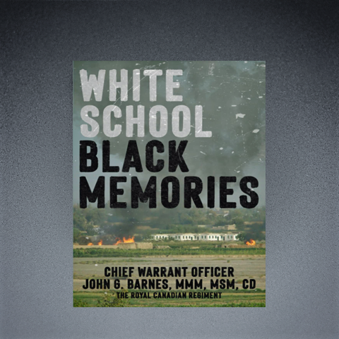 Book - "White School Black Memories" by CWO John Barnes (Signed Copy)