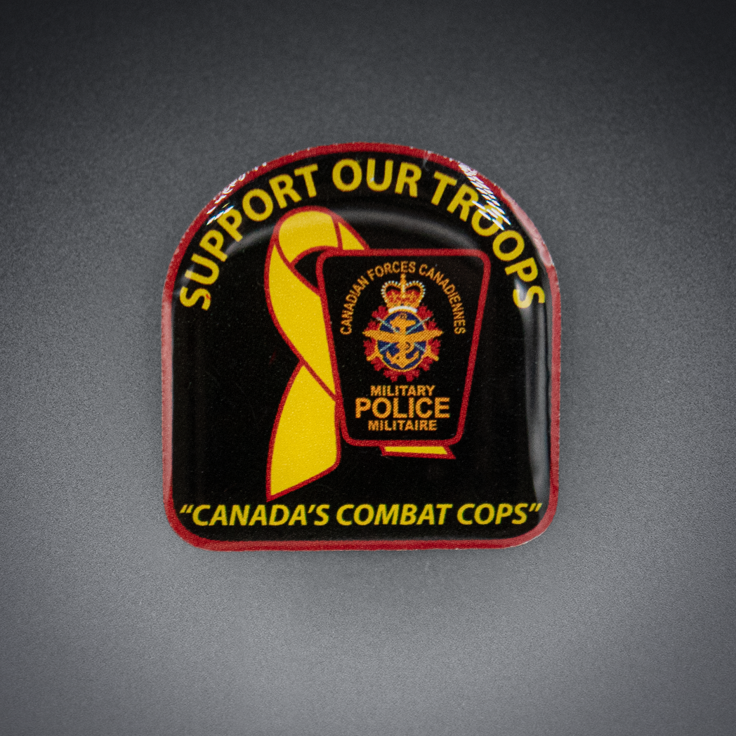 Lapel Pin - Canada's Combat Cop - Support our troops – CMPA MP Kit Shop