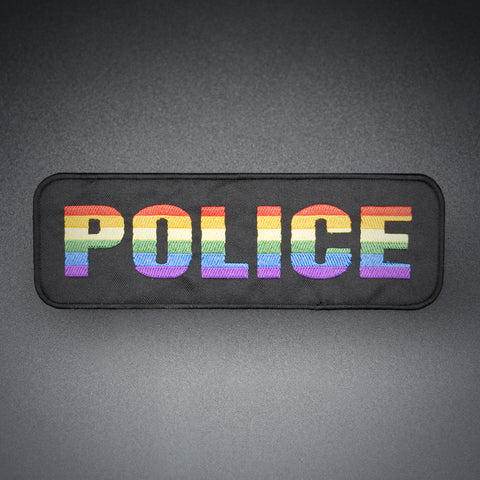 POLICE patch (Rainbow Colours)