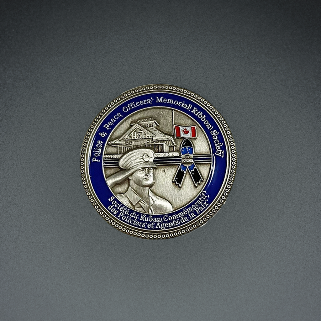 Challenge Coin - Police and Peace Officers Memorial Ribbon – CMPA MP ...
