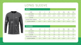 Surge Activewear - Lightweight - LONG Sleeve Shirt - BLACK/RED Stripes